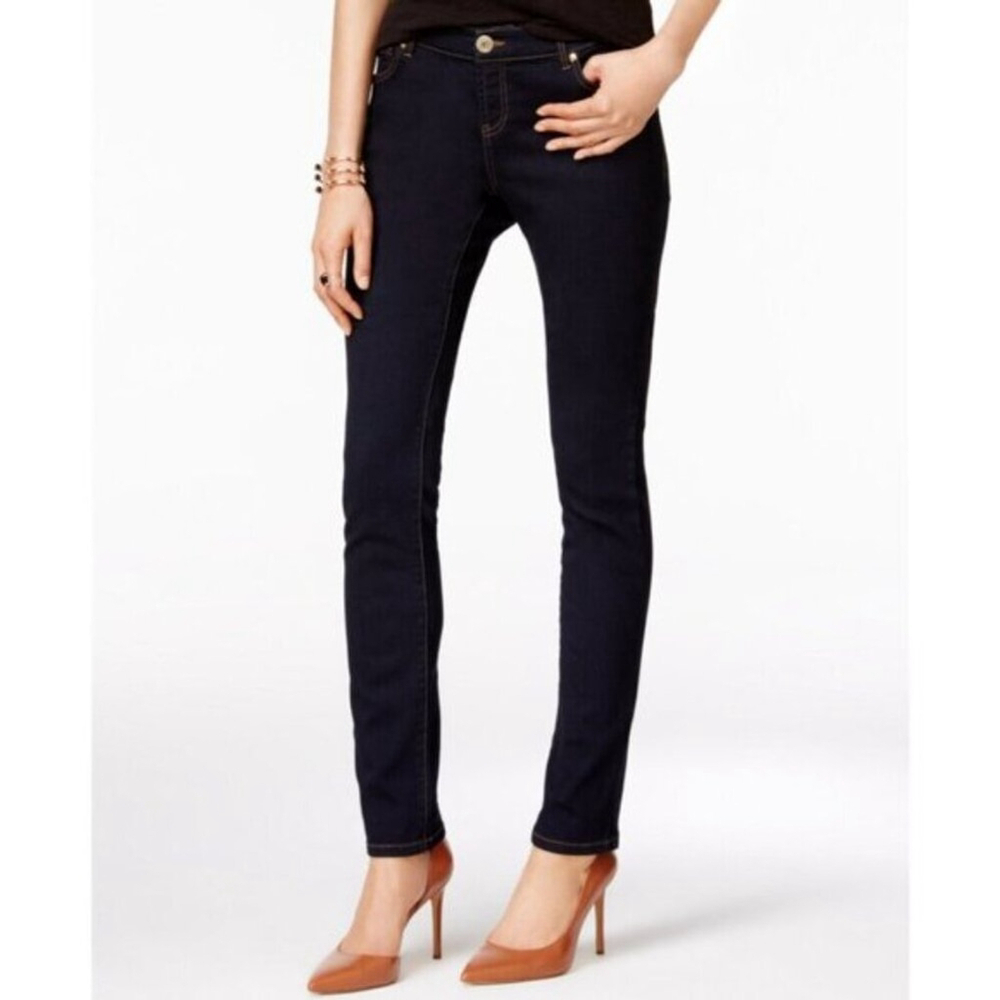 I.N.C. International Concepts Size 4 Mid Rise Dark Wash Skinny Jeans NWT